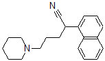 CAS 登录号：13326-35-7， alpha-(3-哌啶丙基)-1-萘乙腈