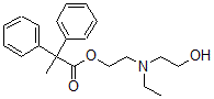CAS 登录号:133342-59-3, 2-(乙基-(2-羟基乙基)氨基)乙基2,2-二(苯基)丙酸酯