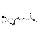 CAS 登录号：133382-89-5， 2-甲基-2-丙基2-(3-氨基-3-氧代丙基)肼羧酸酯