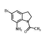 CAS#: 133433-62-2, 1-(7-Amino-5-Bromo-2,3-Dihydro-1H-Indol-1-Yl)Ethanone