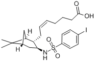 CAS 登录号：133538-58-6， (E)-7-[3-[(4-碘苯基)磺酰基氨基]-7,7-二甲基-2-双环[3.1.1]庚烷基]庚-5-烯酸