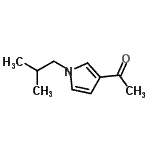 CAS#: 133611-44-6, 1-(1-Isobutyl-1H-Pyrrol-3-Yl)Ethanone