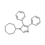 CAS#: 133657-06-4, 1-Cycloheptyl-4,5-Diphenyl-1H-Imidazole