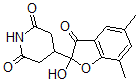CAS#: 133658-47-6, 4-(2-Hydroxy-5,7-Dimethyl-3-Oxo-1-Benzofuran-2-Yl)Piperidine-2,6-Dione
