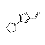 CAS#: 133674-50-7, 3-(1-Pyrrolidinyl)-1,2-Oxazole-5-Carbaldehyde
