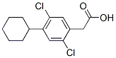 CAS#: 13376-40-4, 2,5-Dichloro-4-Cyclohexylphenylacetic Acid