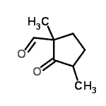 CAS#: 133785-11-2, 1,3-Dimethyl-2-Oxocyclopentanecarbaldehyde