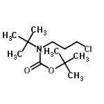 CAS#: 133804-18-9, 2-Methyl-2-Propanyl (3-Chloropropyl)(2-Methyl-2-Propanyl)Carbamate