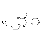 CAS 登录号：133849-00-0， (己酰氨基)(苯基)乙酸