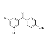 CAS#: 13395-63-6, (3,5-Dichlorophenyl)(4-Methylphenyl)Methanone