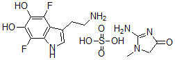 CAS 登录号:133983-26-3, 4,7-二氟-5,6-二羟基色胺肌酐