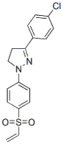 CAS 登录号：13399-90-1， 3-(4-氯苯基)-4,5-二氢-1-[4-(乙烯基磺酰基)苯基]-1H-吡唑