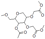 CAS#: 134121-16-7, Methyl 2-[3-Acetyloxy-2-(Methoxymethyl)-5-(2-Methoxy-2-Oxoethoxy)Oxan-4-Yl]Oxyacetate