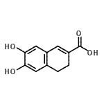 CAS#: 134122-96-6, 6,7-Dihydroxy-3,4-Dihydro-2-Naphthalenecarboxylic Acid