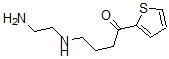 CAS 登录号：134257-65-1， 4-(2-氨基乙基氨基)-1-噻吩-2-基丁烷-1-酮