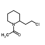 CAS#: 134277-62-6, 1-[2-(2-Chloroethyl)-1-Piperidinyl]Ethanone