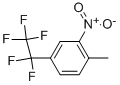 CAS 登录号：134302-31-1， 1-甲基-2-硝基-4-(1,1,2,2,2-五氟乙基)-苯