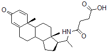 CAS#: 134332-55-1, 4-[1-[(10R,13S,17S)-10,13-Dimethyl-3-Oxo-6,7,8,9,11,12,14,15,16,17-Decahydrocyclopenta[a]Phenanthren-17-Yl]Ethylamino]-4-Oxobutanoic Acid