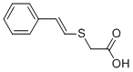 CAS#: 13435-97-7, 2-[(2-Phenylethenyl)Thio]-Acetic Acid