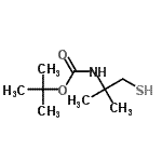 CAS#: 134362-19-9, 2-Methyl-2-Propanyl (2-Methyl-1-Sulfanyl-2-Propanyl)Carbamate