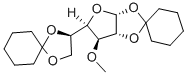 CAS#: 13440-19-2, (3aR,5R,6S,6aR)-5-[(2R)-1,4-Dioxaspiro[4.5]decan-2-yl]-6-methoxy-spiro[3a,5,6,6a-tetrahydrofuro[4,5-d][1,3]dioxole-2,1'-cyclohexane]