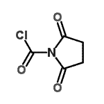 CAS 登录号：134402-80-5， 2,5-二氧代-1-吡咯烷羰基氯化物
