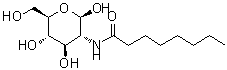CAS#: 134403-86-4, 2-Deoxy-2-(Octanoylamino)-beta-D-Glucopyranose