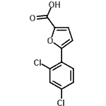 CAS 登录号：134448-46-7， 5-(2,4-二氯苯基)-2-糠酸