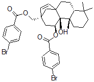 CAS#: 134513-14-7, 7,17-Bis(4-bromobenzoyloxy)-9-hydroxybeyerene