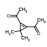 CAS 登录号：134516-72-6， 1,1'-(3,3-二甲基-1-环丙烯-1,2-二基)二乙酮