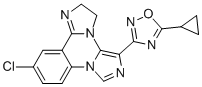 CAS#: 134516-99-7, 11-Chloro-5-(5-Cyclopropyl-1,2,4-Oxadiazol-3-Yl)-2,3-Dihydro-Diimidazo[1,5-a:1',2'-c]Quinazoline