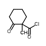 CAS#: 134519-26-9, 1-Methyl-2-Oxocyclohexanecarbonyl Chloride