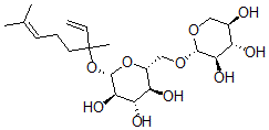 CAS#: 134553-54-1, (2S,3R,4S,5S,6R)-2-(3,7-Dimethylocta-1,6-Dien-3-Yloxy)-6-[[(2S,3R,4S,5R)-3,4,5-Trihydroxyoxan-2-Yl]Oxymethyl]Oxane-3,4,5-Triol