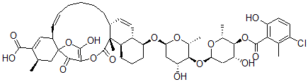 CAS#: 134615-15-9, 3beta-O-de(3-chloro-6-methoxy-2-methylbenzoyl)-Chlorothricin 4beta-(3-chloro-6-methoxy-2-methylbenzoate)