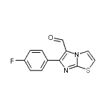CAS#: 134670-30-7, 6-(4-Fluorophenyl)Imidazo[2,1-b][1,3]Thiazole-5-Carbaldehyde