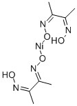 CAS 登录号：13478-93-8， (SP-4-1)-二[[2,3-丁烷二酮肟]]-镍