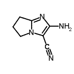 CAS#: 134881-51-9, 2-Amino-6,7-Dihydro-5H-Pyrrolo[1,2-a]Imidazole-3-Carbonitrile