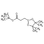 CAS#: 134892-19-6, 2-Methyl-2-Propanyl 3-(4,4,5,5-Tetramethyl-1,3,2-Dioxaborolan-2-Yl)Propanoate