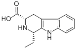 CAS 登录号：134930-19-1， (1S,3S)-1-乙基-2,3,4,9-四氢-1H-吡啶并[5,4-b]吲哚-3-羧酸