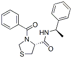 CAS 登录号：134931-74-1， (4R)-3-(苯甲酰基)-N-[(1R)-1-苯基乙基]-1,3-噻唑烷-4-甲酰胺