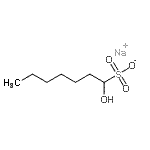 CAS#: 13495-04-0, Sodium 1-Hydroxy-1-Heptanesulfonate