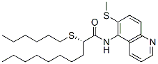 CAS#: 134991-85-8, 2-Hexylsulfanyl-N-(6-Methylsulfanylquinolin-5-Yl)Decanamide