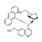 CAS 登录号：135042-88-5， (3alpha,9S)-9-(9-蒽基氧基)-6'-甲氧基-10,11-二氢脱氧辛可宁