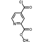 CAS 登录号：135054-67-0， 甲基4-(氯甲酰基)-2-吡啶羧酸酯