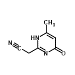 CAS#: 13514-85-7, (4-Methyl-6-Oxo-1,6-Dihydro-2-Pyrimidinyl)Acetonitrile