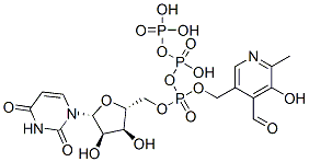 CAS#: 135145-98-1, [[(2R,3S,4R,5R)-5-(2,4-Dioxopyrimidin-1-Yl)-3,4-Dihydroxyoxolan-2-Yl]Methoxy-[(4-Formyl-5-Hydroxy-6-Methylpyridin-3-Yl)-Hydroxymethyl]Phosphoryl] Phosphono Hydrogen Phosphate