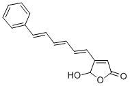 CAS 登录号：135160-33-7， 5-羟基-4-(6-苯基-1,3,5-己三烯-1-基)-2(5H)-呋喃酮