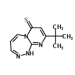 CAS#: 135200-83-8, 9-(2-Methyl-2-Propanyl)Pyrimido[2,1-c][1,2,4]Triazepine-7(1H)-Thione