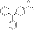 CAS#: 13521-97-6, 4-Benzhydrylpiperazine-1-Carbonyl Chloride
