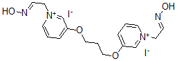 CAS#: 135221-03-3, (Ne)-N-[2-[3-[3-[1-[(2E)-2-Hydroxyiminoethyl]Pyridin-1-Ium-3-Yl]Oxypropoxy]Pyridin-1-Ium-1-Yl]Ethylidene]Hydroxylamine Diiodide